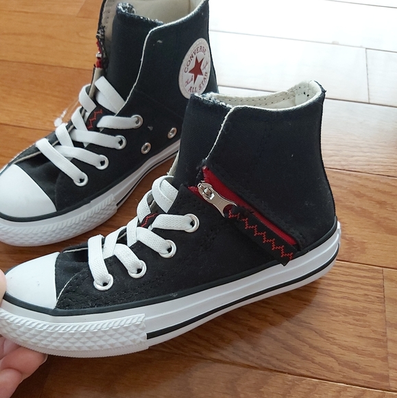 Converse Other - Super cute Converse toddler high top boys sneakers